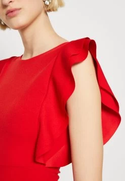 Wal G Jai Ruffle Maxi - Galajurk - Red -Wal G 8ce2ab785d1446fab9dfee1ae9466037