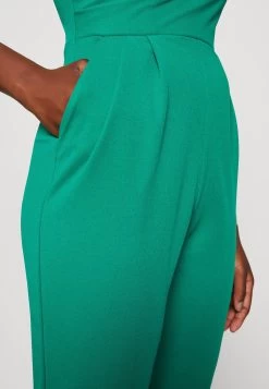 Wal G Toby V Neck - Jumpsuit - Leaf Green -Wal G 904f751c86d4451c8622bef86cccb6f6