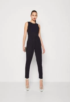 Wal G Dayna Straight Leg - Jumpsuit - Navy Blue -Wal G 9362a8740b6344929b12d9b78db8f830