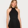 Wal G Cheryl Halter Neck Skater Dress - Jurk - Black -Wal G 972e422ddd91478ab5e2d09bb56d541d