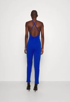 Marsha Back Strappy- Jumpsuit - Electric Blue -Wal G 97a23bf156384087a1ba354f990196fb