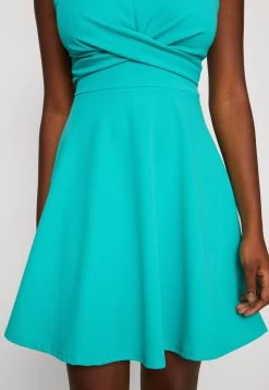 Wal G Jaqueline Skater Dress - Jerseyjurk - Tiffany Blue -Wal G 9b4001d4a4014e2187fa445a421084bd