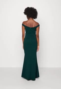 Kai Off The Shoulder Maxi Dress - Galajurk - Forest Green -Wal G 9ccd70b99ee64403ab01257dd241000e
