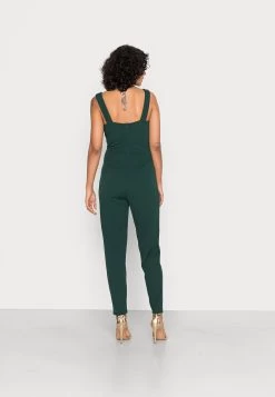 Wal G V Neck - Jumpsuit - Forest Green -Wal G 9e3cb20c54cf42debfa8a6f816808959