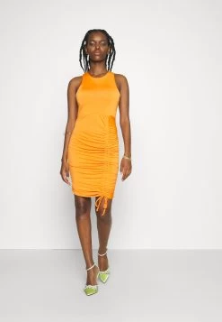 Wal G 29 Aiden Rouched Mini - Etui-Jurk - Orange