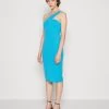 Wal G Meg One Shoulder Midi - Cocktailjurk - Mediterranean Blue 1 Wal G Meg One Shoulder Midi - Cocktailjurk - Mediterranean Blue -Wal G a35e4ab7534246888b7fe636863d2255