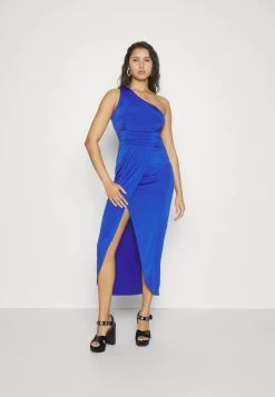 Wal G Party Bina One Shoulder Midi - Jerseyjurk - Electric Blue -Wal G a39e0ce577ed4ecea71437686dc18be5
