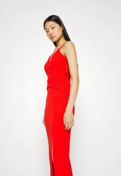 Wal G Ramira Dress - Jerseyjurk - Red -Wal G a474e5601d3343da97dd6c058cf56c58