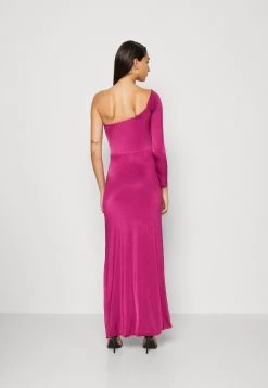 Wal G Arrabella One Sleeve Maxi - Jerseyjurk - Magenta -Wal G a57a5752fead44ddbc164fc49decb4bd