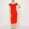 Wal G Zara Midi Dress - Cocktailjurk - Red -Wal G a5837b0b2b6c411591d181ce46741ba2