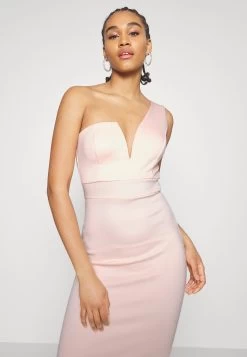 Wal G Wedding Gina Shoulder Maxi - Galajurk - Peach -Wal G a7cdd421357d444b93df868e3e9b2ada