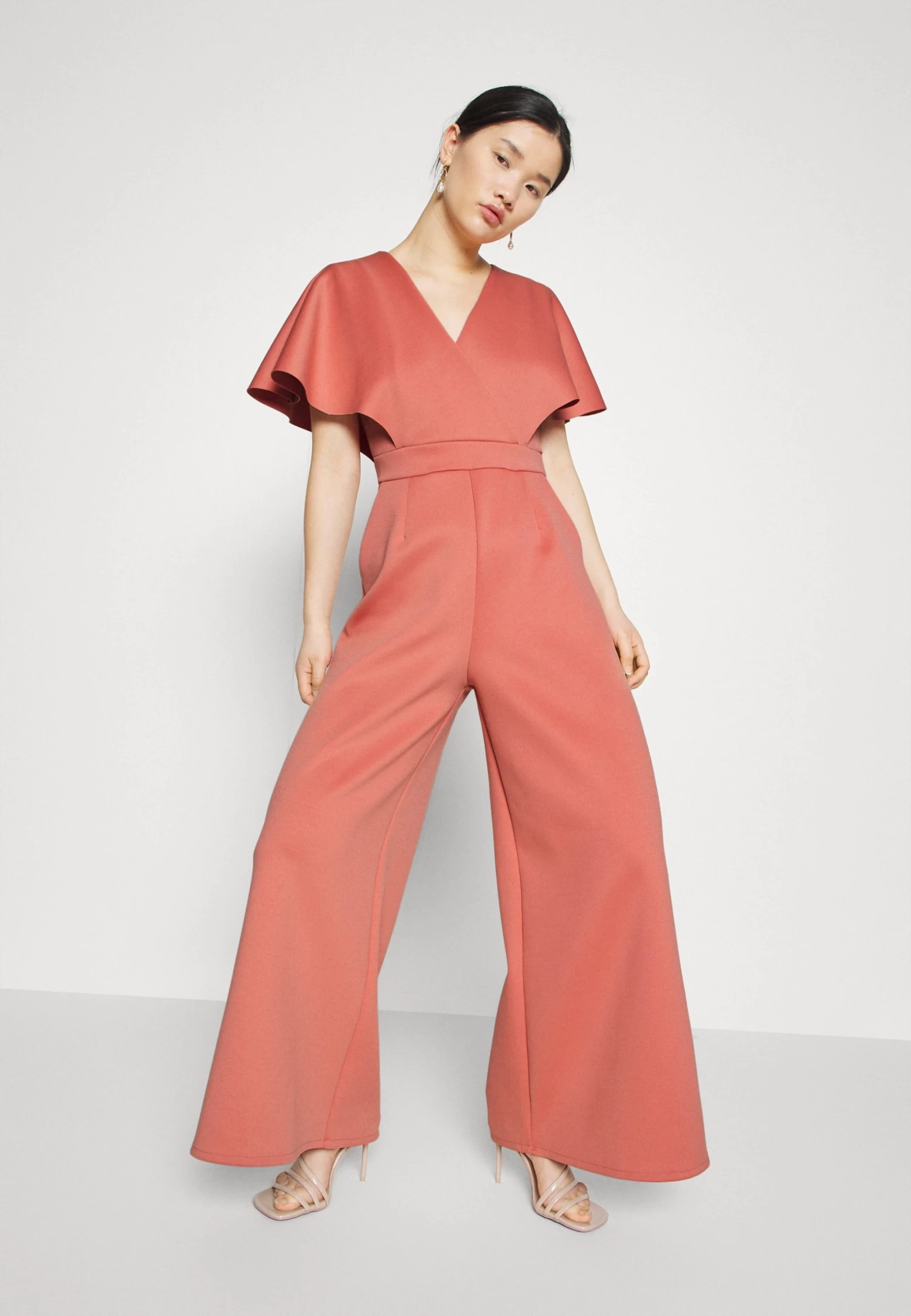 Wedding Petite Betty Wrap Jumpsuit - Jumpsuit - Rosa 6 Wedding Petite Betty Wrap Jumpsuit - Jumpsuit - Rosa - Afbeelding 4