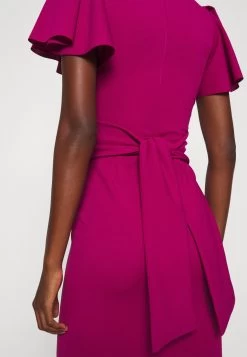 Tatiana Ruffle Sleeve Midi - Cocktailjurk - Raspberry 15 Tatiana Ruffle Sleeve Midi - Cocktailjurk - Raspberry -Wal G acebf823183541788c27cbe2327ee7a6