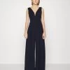Wal G Jackie Wide Leg - Jumpsuit - Navy Blue 2 Wal G Jackie Wide Leg - Jumpsuit - Navy Blue -Wal G ae4ca25ff1844e50ba27242737d40741