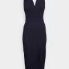 V Neck Midi - Jerseyjurk - Navy Blue 1 V Neck Midi - Jerseyjurk - Navy Blue -Wal G ae707695f4514924a5362b92838e7894