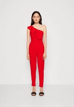 Wal G Kelly Ruffle - Jumpsuit - Red