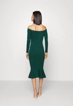Wal G Michelle Off Shoulder Midi - Jerseyjurk - Emerald Green 10 Wal G Michelle Off Shoulder Midi - Jerseyjurk - Emerald Green -Wal G b0f9e0254d9d41beb064bf9f1fe2b9ab