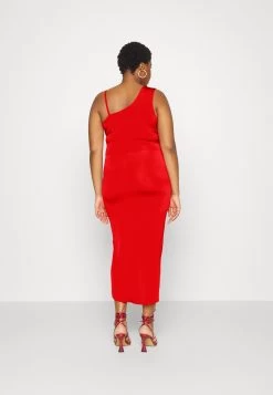 Winny Asymmetric Midi - Jerseyjurk - Red -Wal G b254e66ce0fa4514aeb272c3e7cdd691