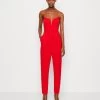 Wal G Valentines Valentina - Jumpsuit - Red 2 Wal G Valentines Valentina - Jumpsuit - Red -Wal G b30ff521838e4d07bfc0a283b31b13a2