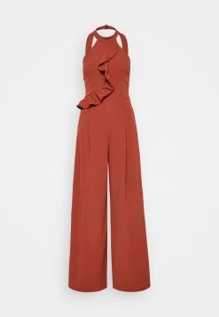 Wal G Penelope Frill - Jumpsuit - Burnt Orange 12 Wal G Penelope Frill - Jumpsuit - Burnt Orange -Wal G b5cb881c2e494d82afb3d891575c9a1b