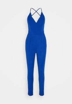 Wal G Marsha Back Strappy - Jumpsuit - Electric Blue -Wal G b6886a20ad2b4c62947b10e6cbfe67d6