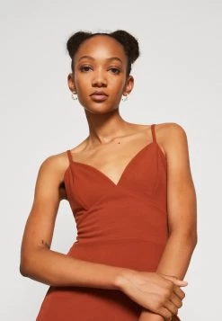 Wal G Jackie Strappy Maxi - Maxi-Jurk - Terracotta -Wal G b7e6670d89e045eabeaae7b12a4d54c2