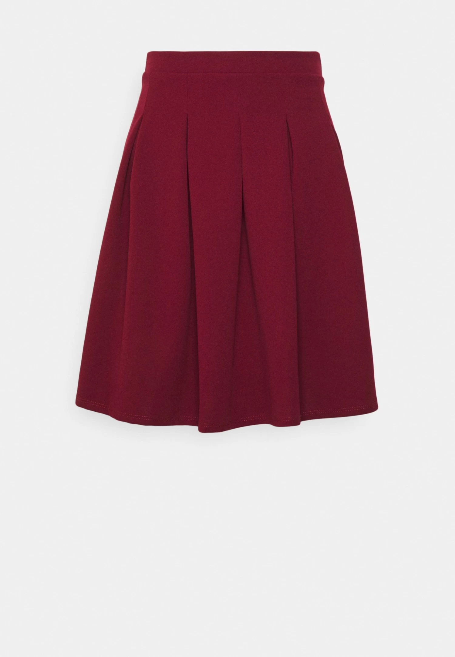 Wal G Zara Pleated Skater Skirt - A-Lijn Rok - Berry Wine 7 Wal G Zara Pleated Skater Skirt - A-Lijn Rok - Berry Wine - Afbeelding 5