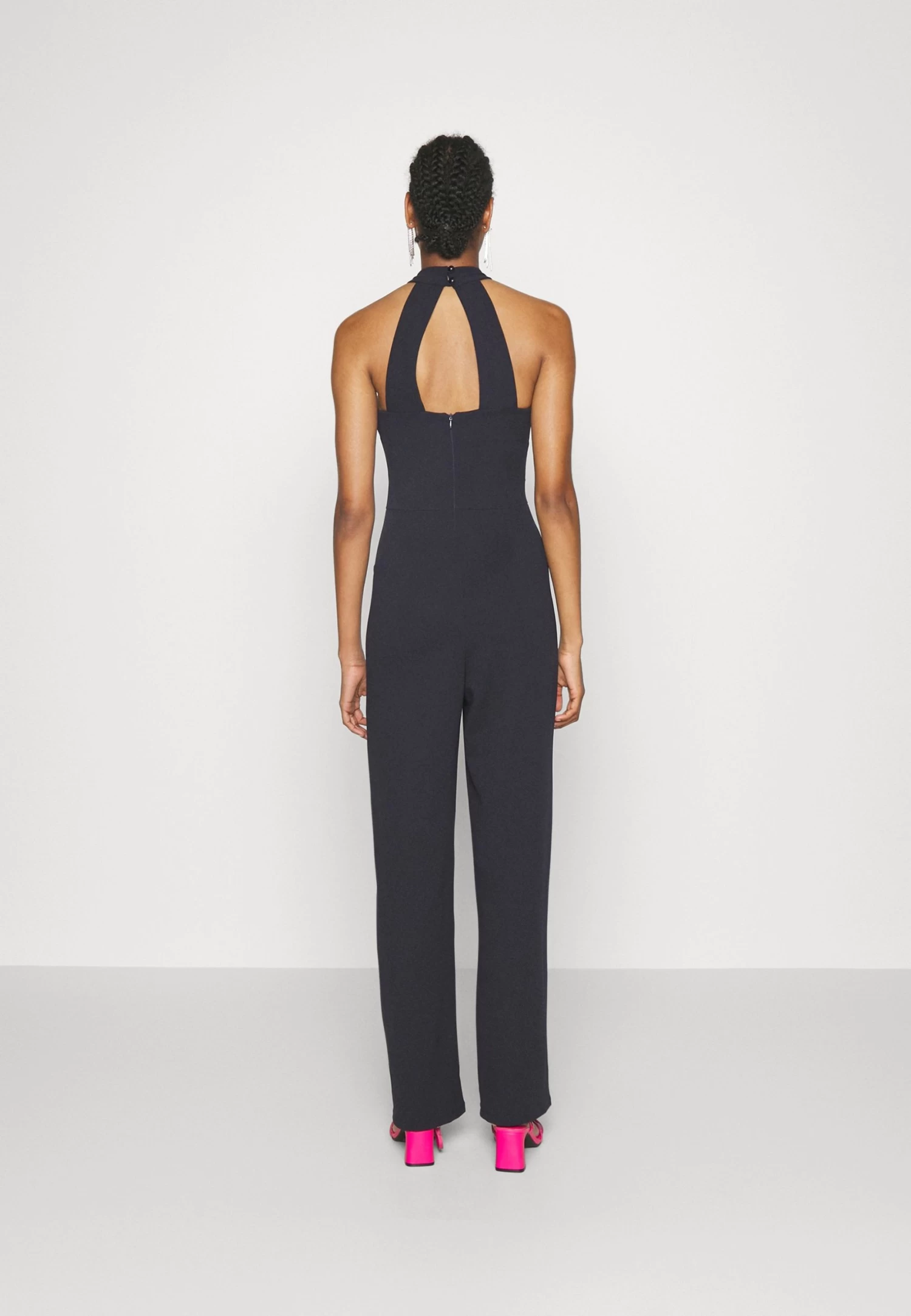 Alfo Cross Neck Jumpsuit - Jumpsuit - Navy Blue 5 Alfo Cross Neck Jumpsuit - Jumpsuit - Navy Blue - Afbeelding 3