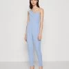 Wal G Halli Ruffe - Jumpsuit - Powder Blue -Wal G be5c17a7c6bd4d33889dce0f4c9de75e
