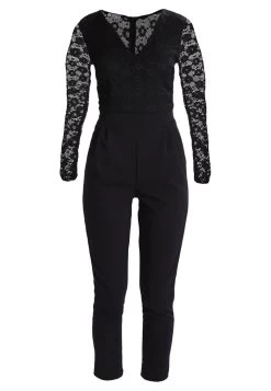 Wal G Blake Long Sleeve - Jumpsuit - Black -Wal G c316b3f056c24ffc90ae7a4a113f4040