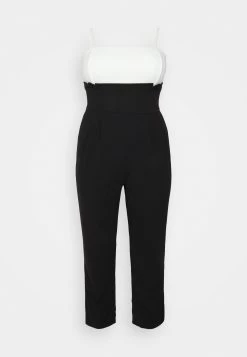 Curve Maxine- Jumpsuit - Black/White