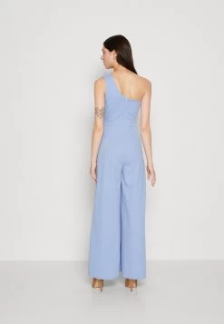 Wal G Gigi Wide Leg Pleat - Jumpsuit - Powder Blue -Wal G c6bdd2f0df4a480896c3acf3ea5c614f