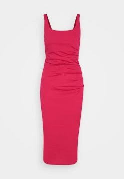 Wal G Mima Midi - Jerseyjurk - Fuchsia -Wal G ca0f82d832f14205b3939b9ebc708924