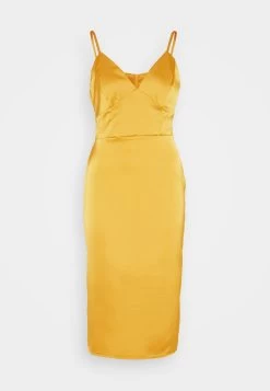 Wal G Ray Strappy Midi - Cocktailjurk - Yellow -Wal G cb545764969149dda4b23953470267e0