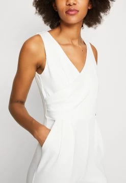 Wal G Toby V Neck - Jumpsuit - White -Wal G cd32666b4973460ea83b9adb083fa692