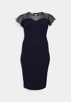 Donda- Cocktailjurk - Navy Blue -Wal G d22c988283da43dda2fac9716d1a1a63