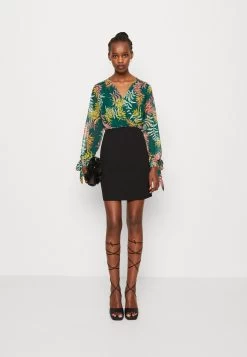 Wal G Cruise Collection Tropical Contrast Mini Dress - Jurk - Multicoloured -Wal G d381fbbf5f1c459eafcf4e238dbcbbb1