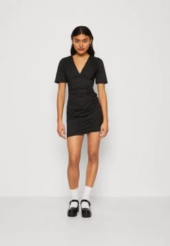 Wal G Jack Rouched Mini - Etui-Jurk - Black
