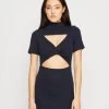 Wal G Willow Cut Out Mini - Jerseyjurk - Navy Blue -Wal G d97b92db1078441882ad073875333475