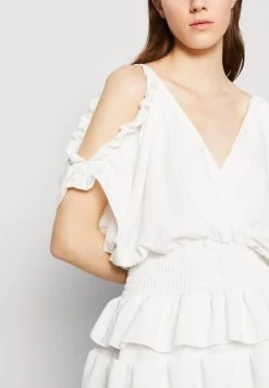 Wal G Cruise Collection Sanjila Ruffle Dress - Jurk - White 13 Wal G Cruise Collection Sanjila Ruffle Dress - Jurk - White -Wal G d9a0537678ba44e2a0dc9a9fc09f0f77
