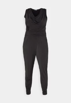 Brady V Neck- Jumpsuit - Black -Wal G db22ee29cf064de4a73a1a3ab40c4517