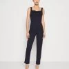 Wal G Serena Pleated - Jumpsuit - Navy Blue -Wal G e2d308af636c4b5a9ccebd93181634a3