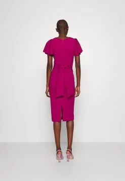 Tatiana Ruffle Sleeve Midi - Cocktailjurk - Raspberry 11 Tatiana Ruffle Sleeve Midi - Cocktailjurk - Raspberry -Wal G e5d8071066994b52a011671f8e692a56