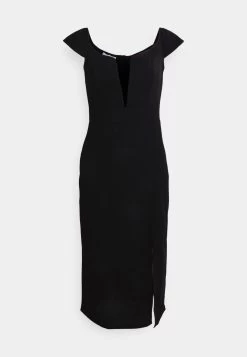Wal G Melanie Midi Dress - Cocktailjurk - Black -Wal G e6e76aabc23f410d995340a00dda67b7
