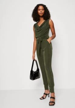 Wal G Ronny Slough Neck - Jumpsuit - Olive Green -Wal G e77318a06349473f900fce2bc7259059