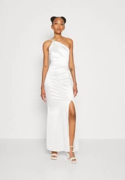 Wal G Chantal One Shoulder Maxi - Galajurk - White