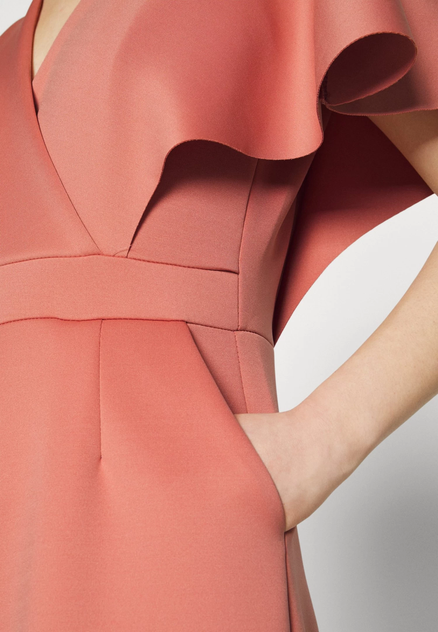 Wedding Petite Betty Wrap Jumpsuit - Jumpsuit - Rosa 9 Wedding Petite Betty Wrap Jumpsuit - Jumpsuit - Rosa - Afbeelding 7