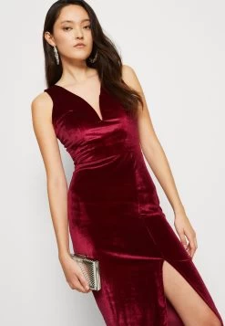 Wal G V Neck - Cocktailjurk - Wine -Wal G e9fe81ec075341a686893dee470ac3c2