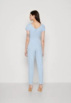 Wal G Archy Bow - Jumpsuit - Sky Blue -Wal G ea8d9fa6e3714312bbcae214fa4082dc