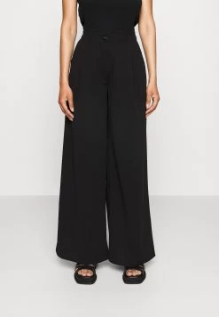 Velisha Wide Leg Trouser - Broek - Black